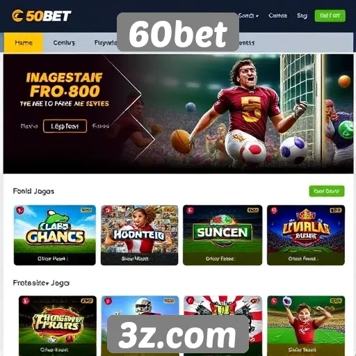 Avaliação dos jogos disponíveis no site 60bet
