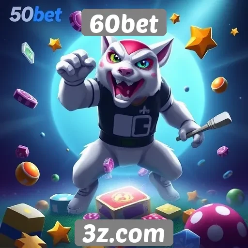 Variedade de jogos disponíveis na plataforma 60bet